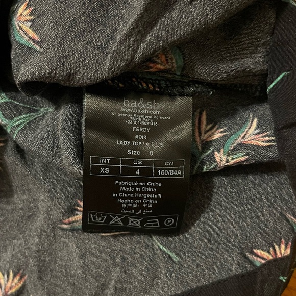 Ba&sh Ferdy top, noir, xs / us 4 - Picture 15 of 16